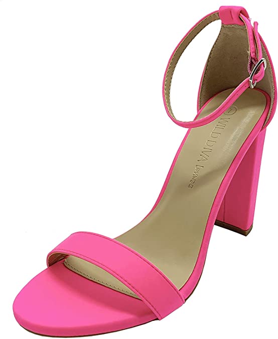 Wild Diva Womens pink shoes for red dress Celebrity Health Magazine - Body Measurements & Entertainment News