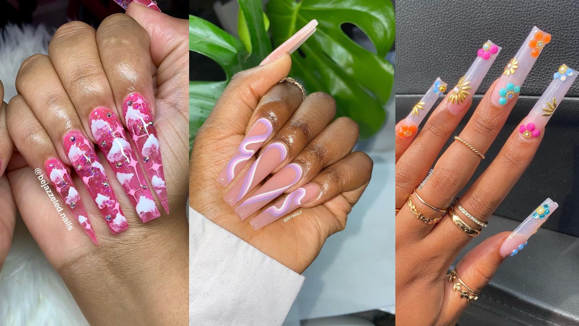 acrylic nail art ideas Celebrity Health Magazine - Body Measurements & Entertainment News